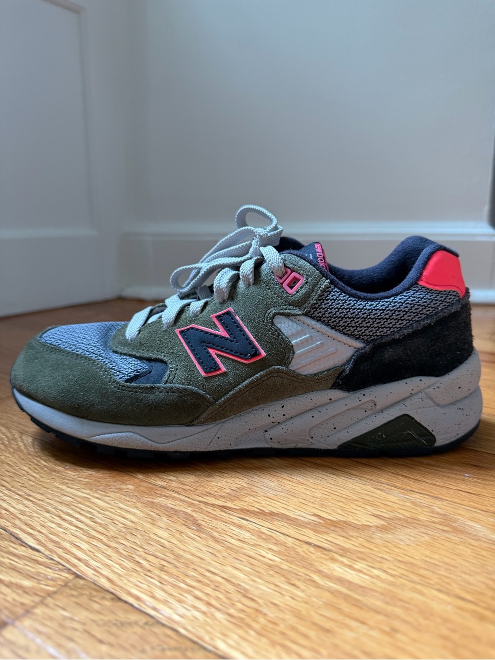 New Balance 580 Elite Edition Composite Pack Green Earth Tone Suede Women Size 7